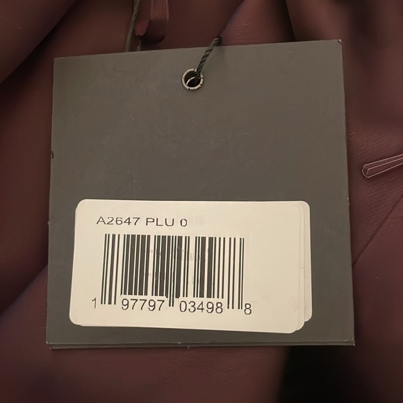 NWT Mac Duggal Elegant Purple Satin Women's Sleepwear Size 0, 2 12 - Picture 10 of 12